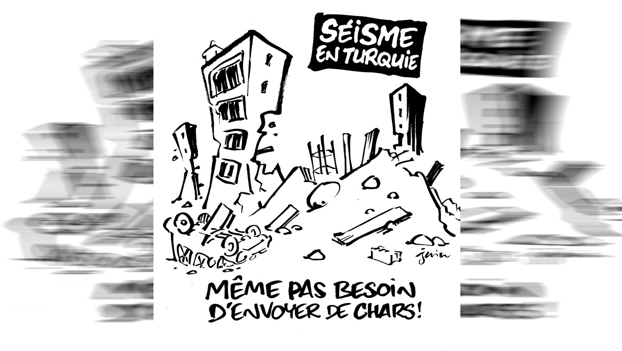 σεισμός Τουρκία Charlie Hebdo Σκίτσο