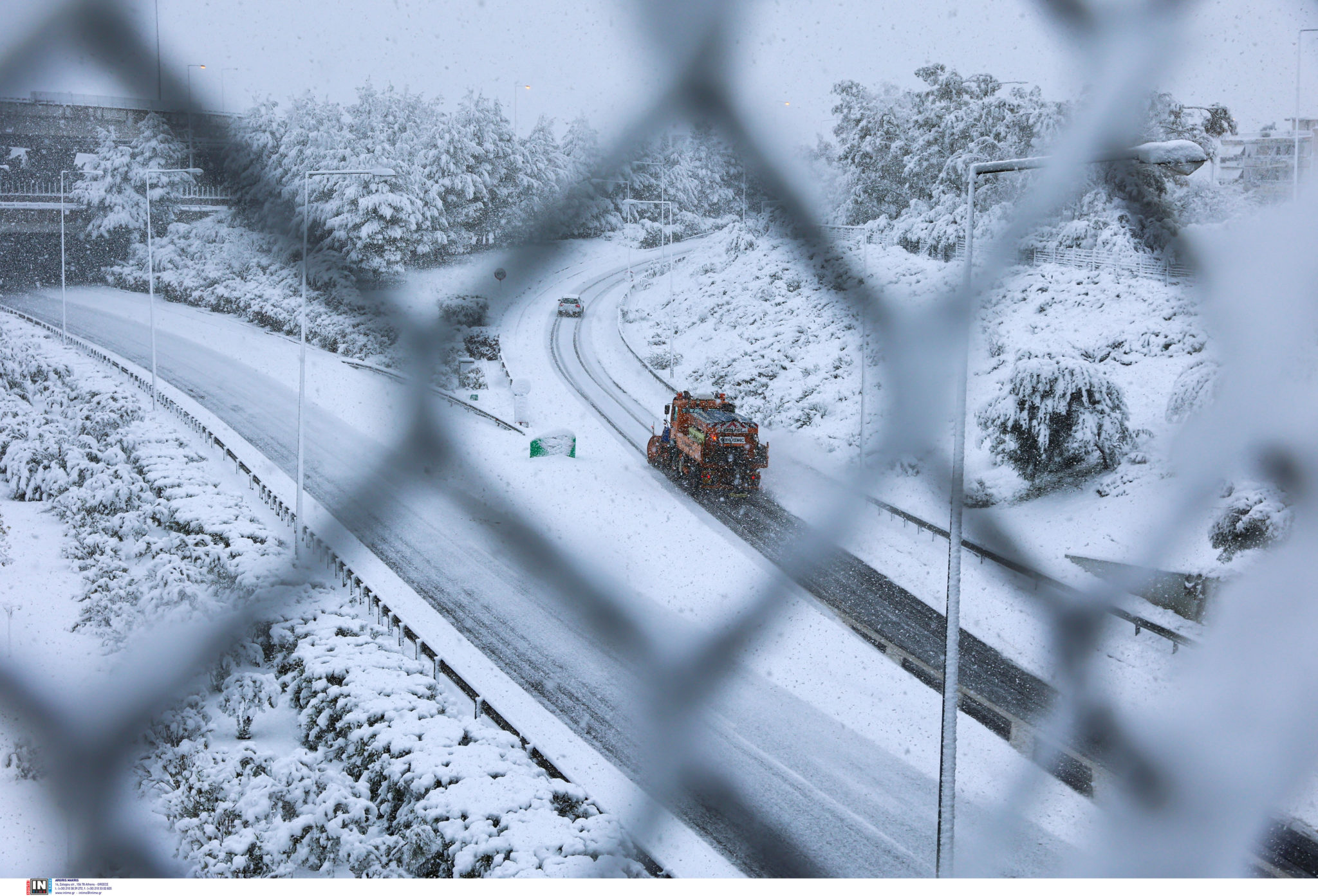 Χιόνι-κακοκαιρία-αθηνα