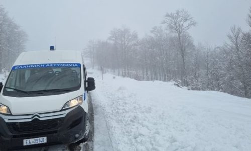 Χιόνι Μέτσοβο Ιωάννινα κακοκαιρία