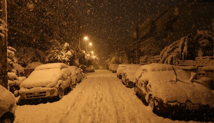 κακοκαιρία χιόνια