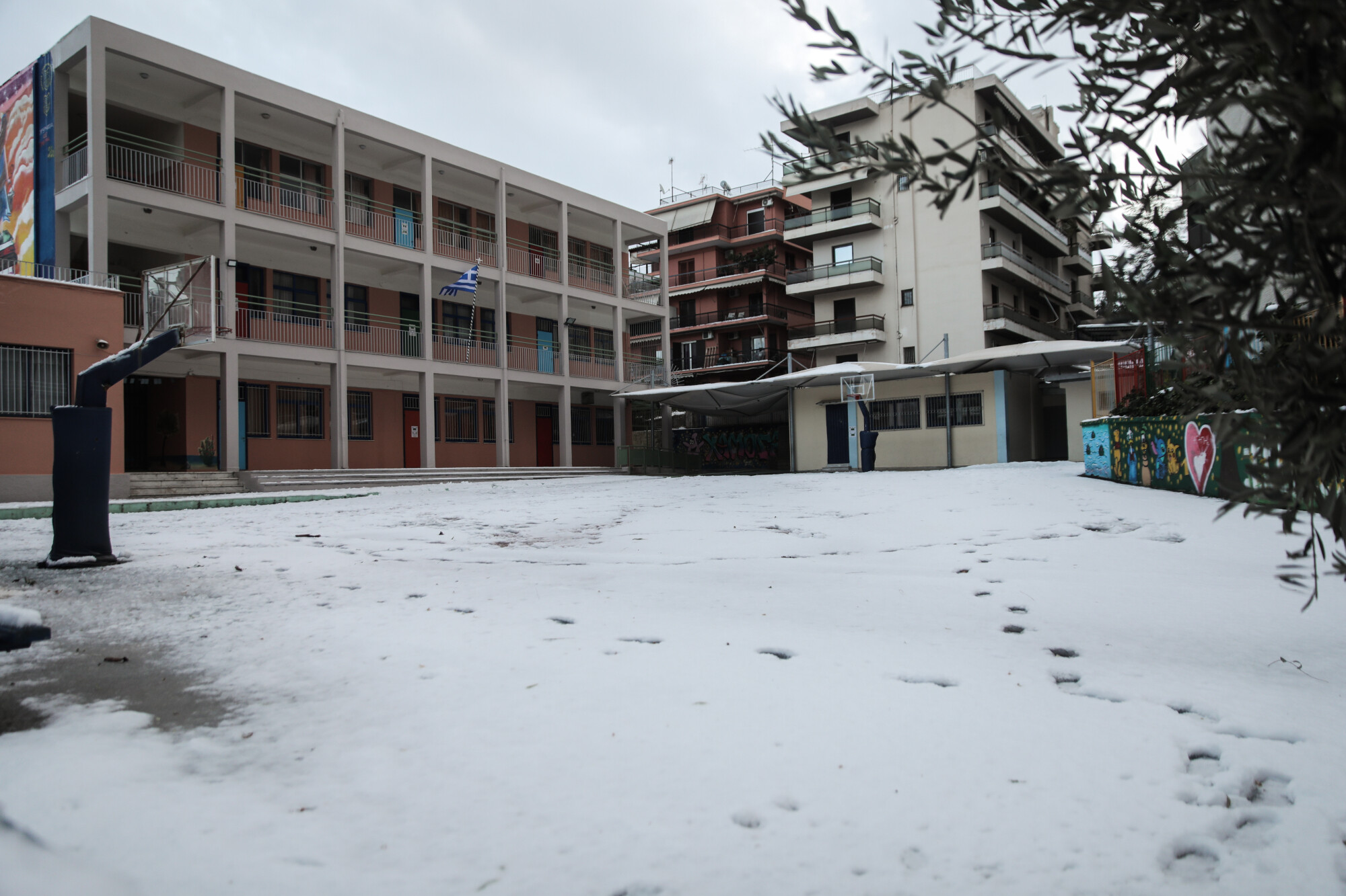 σχολεία χιόνια κακοκαιρία