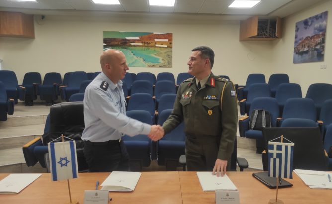 Υπεγράφη το Πρόγραμμα Αμυντικής Συνεργασίας Ελλάδας – Ισραήλ