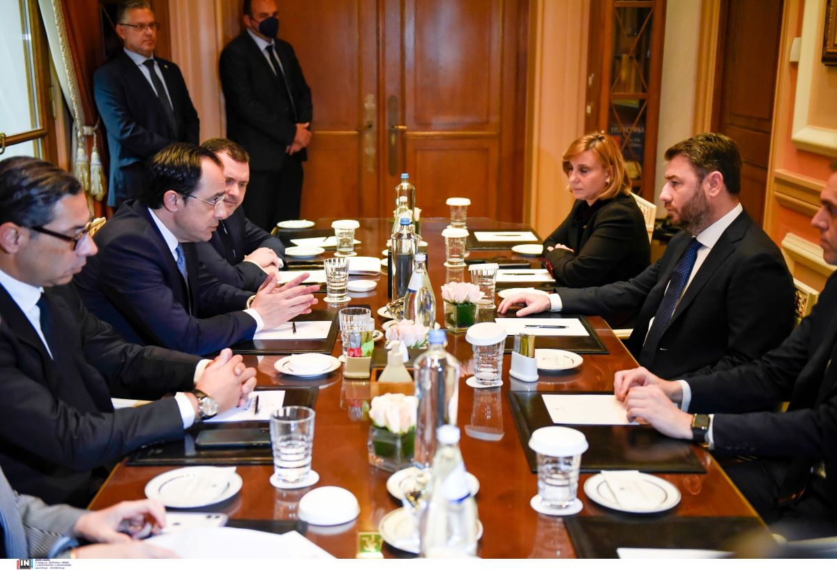 Ανδρουλάκης με Χριστοδουλίδη