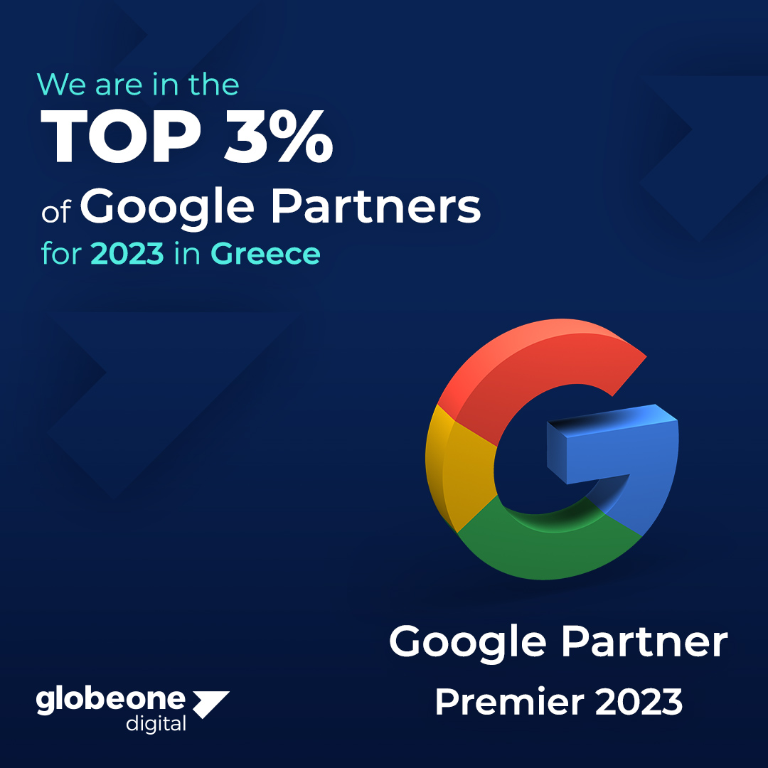 Στο 3% των top συνεργατών της Google η Globe One Digital