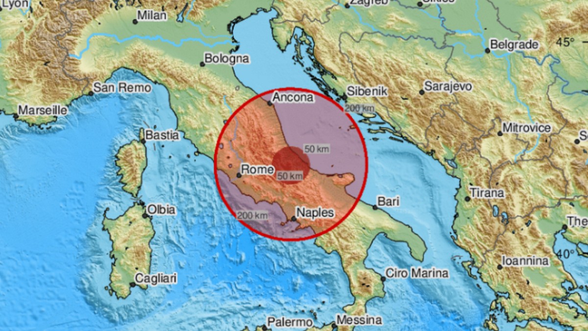 Σεισμός 4,7 Ρίχτερ στην Ιταλία
