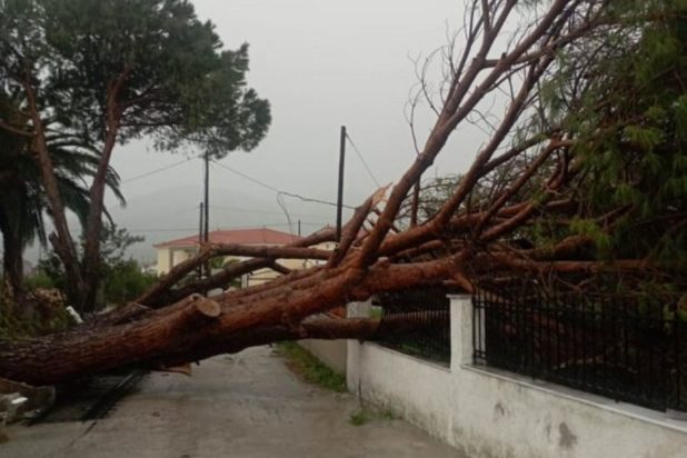 Κακοκαιρία στην Λέσβο
