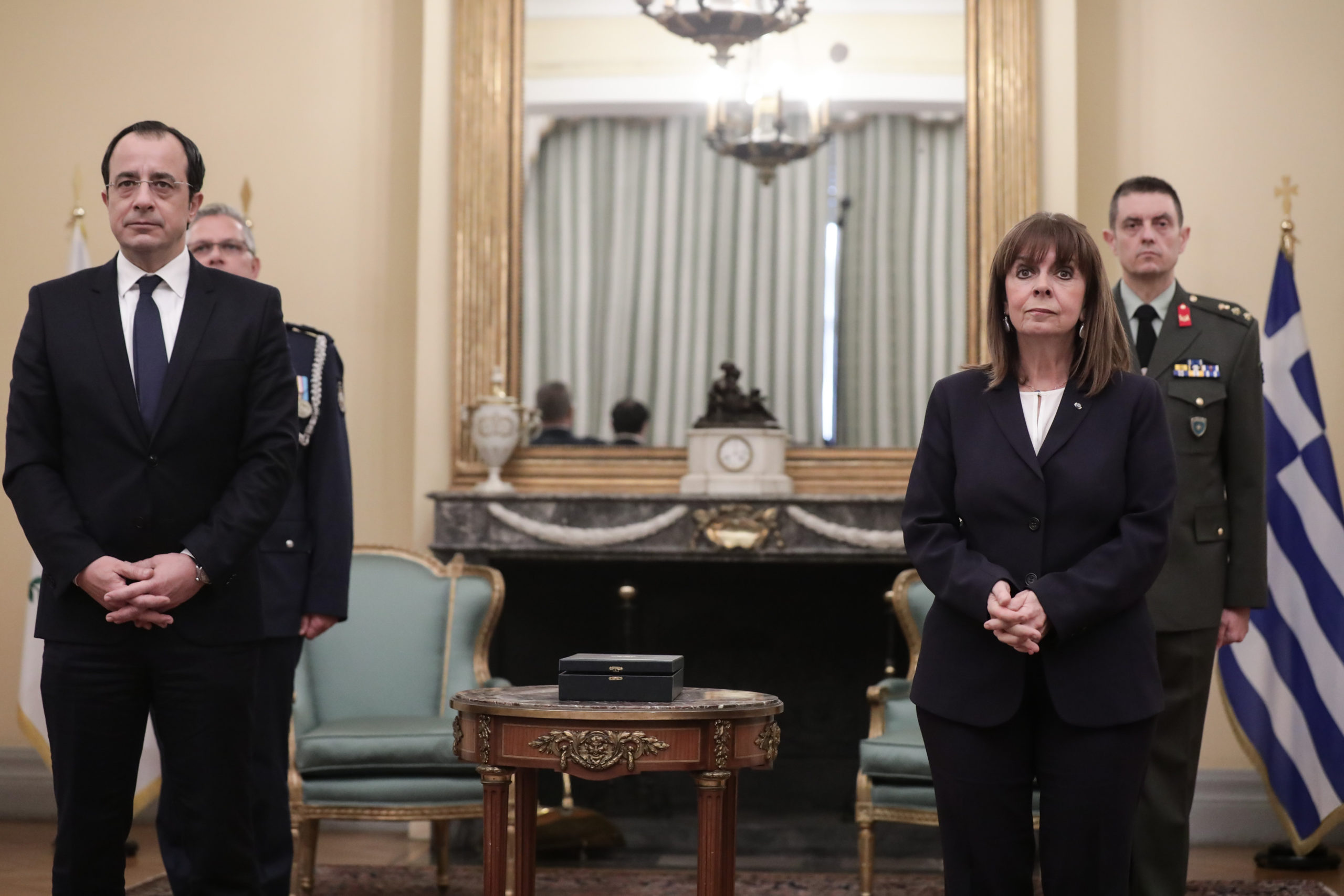 Συνάντηση Σακελλαροπούλου- Χριστοδουλίδη