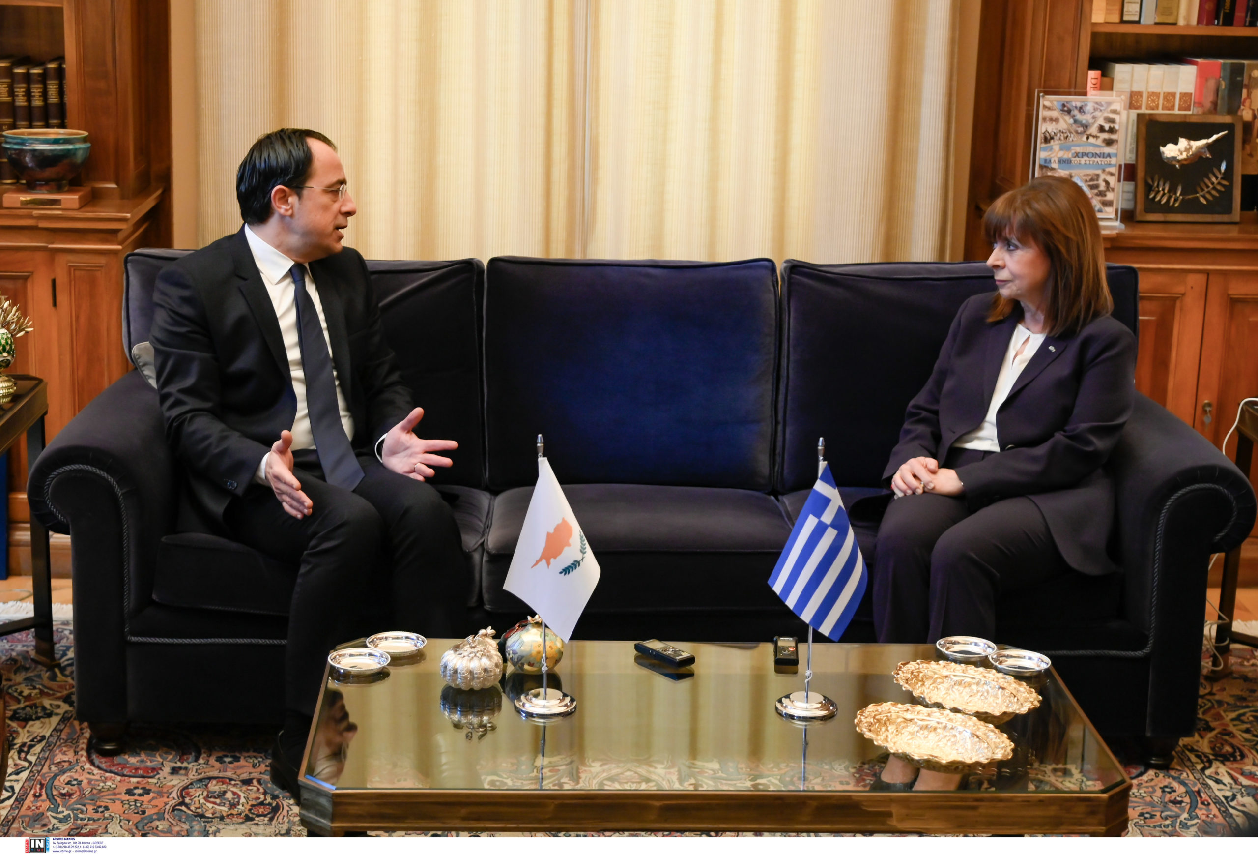 Συνάντηση Σακελλαροπούλου- Χριστοδουλίδη