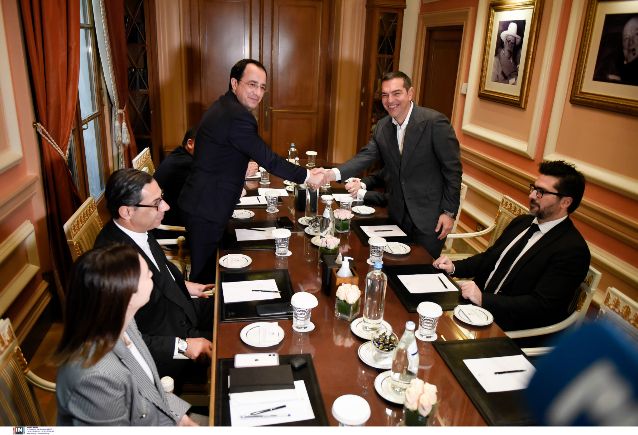 Συνάντηση Τσίπρα- Χριστοδουλίδη