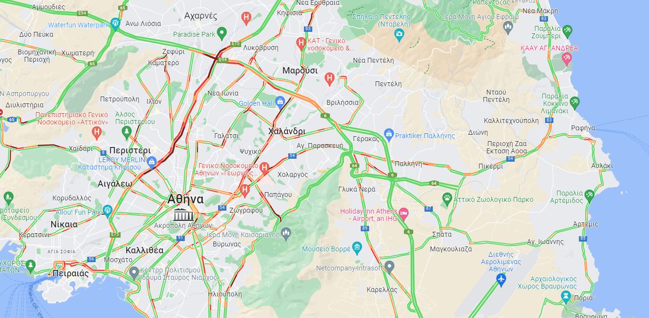 Χάρτης κίνησης