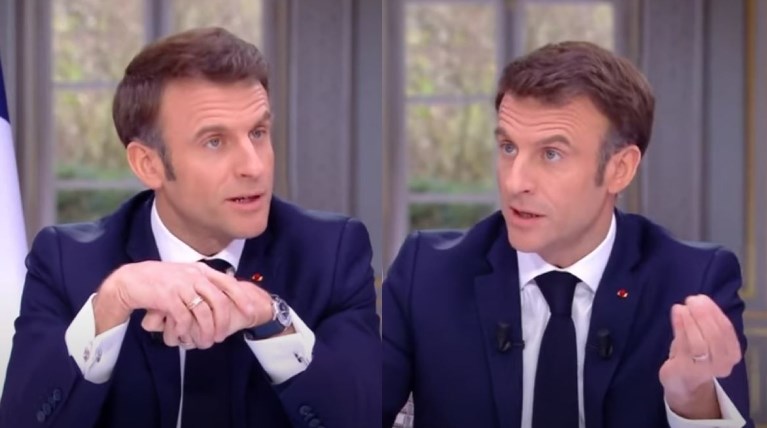 Σάλος με το «μαγικό» του Μακρόν: Γιατί εξαφάνισε το ρολόι του κατά την διάρκεια συνέντευξης