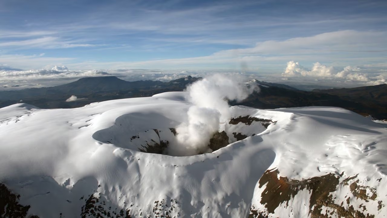 Κολομβία ηφαίστειο Νεβάδο δελ Ρουίς