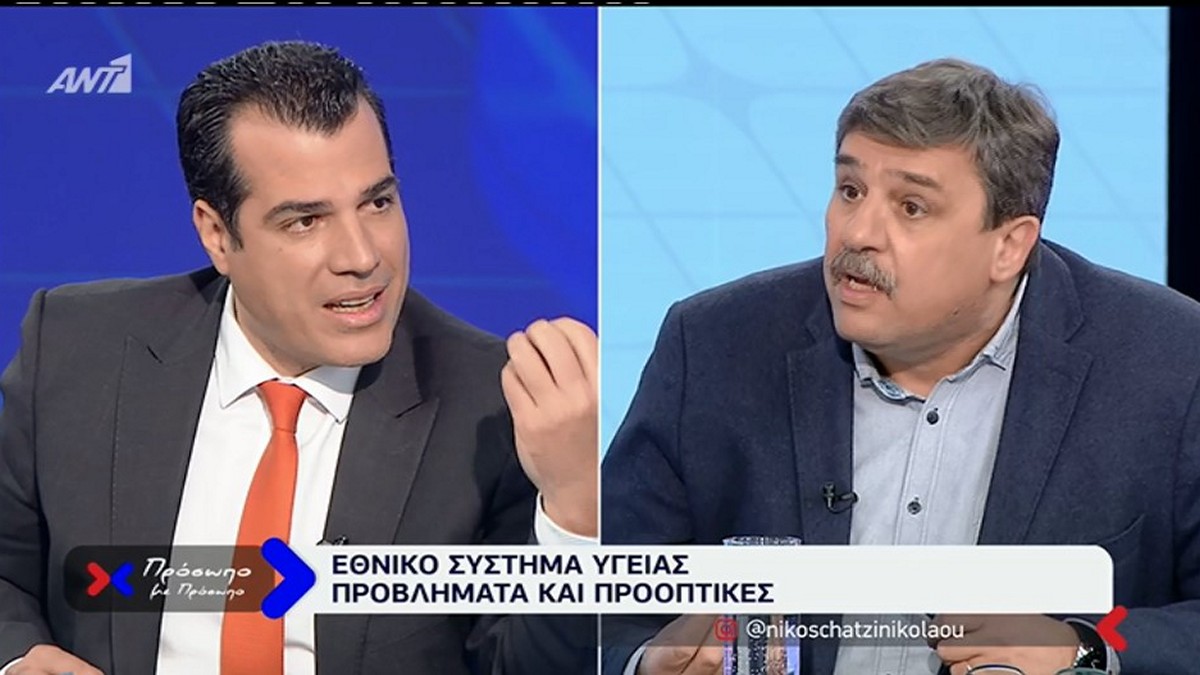 Πρόσωπο με Πρόσωπο: Κόντρα Πλεύρη – Ξανθού για την δημόσια δαπάνη στην υγεία