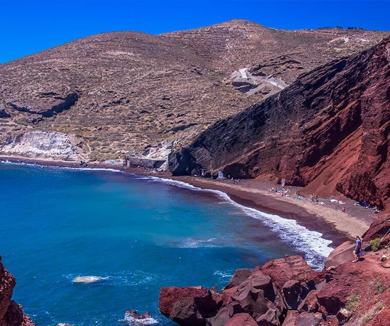 Κόκκινη Παραλία Σαντορίνη