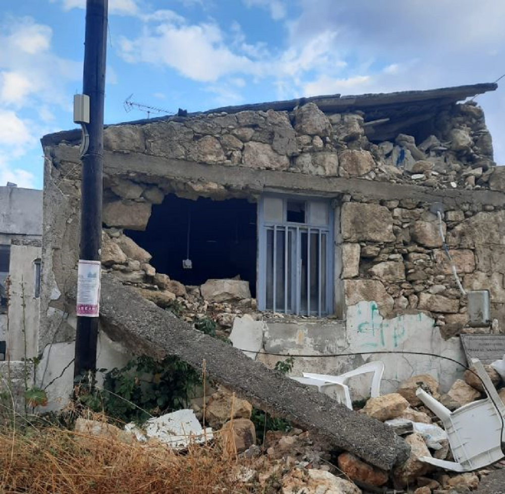 Αρκαλοχώρι Κρήτη σεισμόπληκτοι