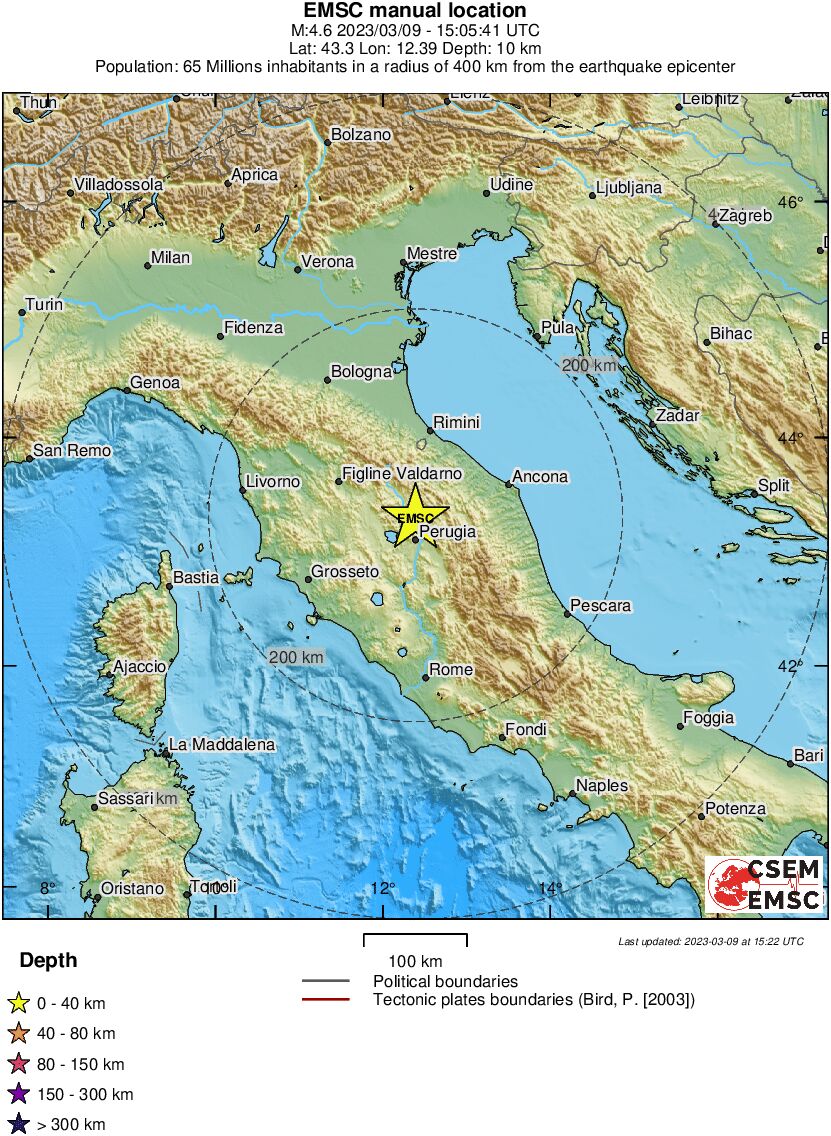 σεισμός Ιταλία