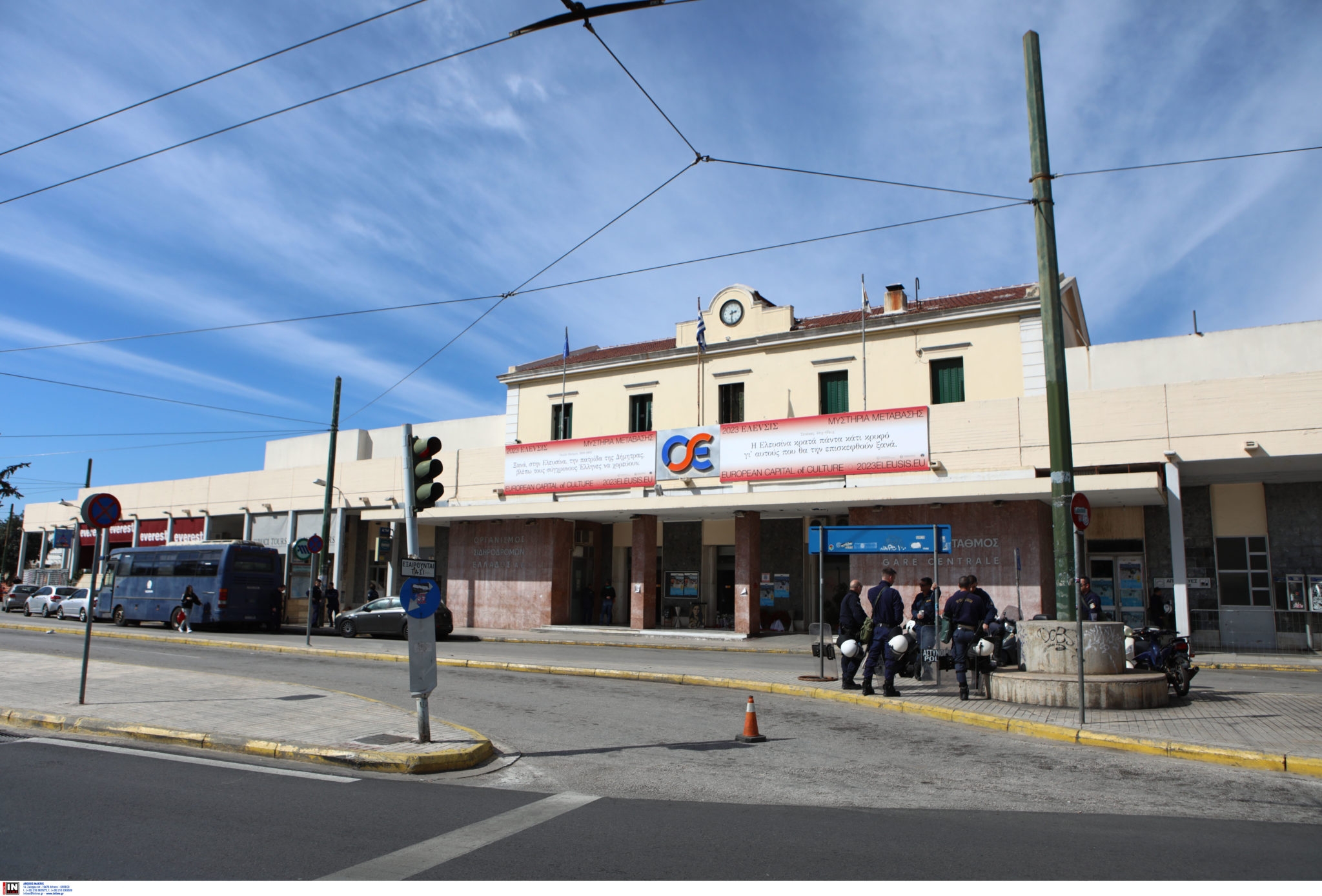 Τηλεφώνημα για βόμβα στον Σταθμό Λαρίσης