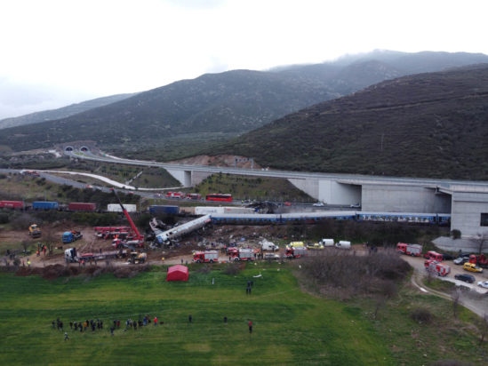 Τέμπη σύγκρουση τρένων