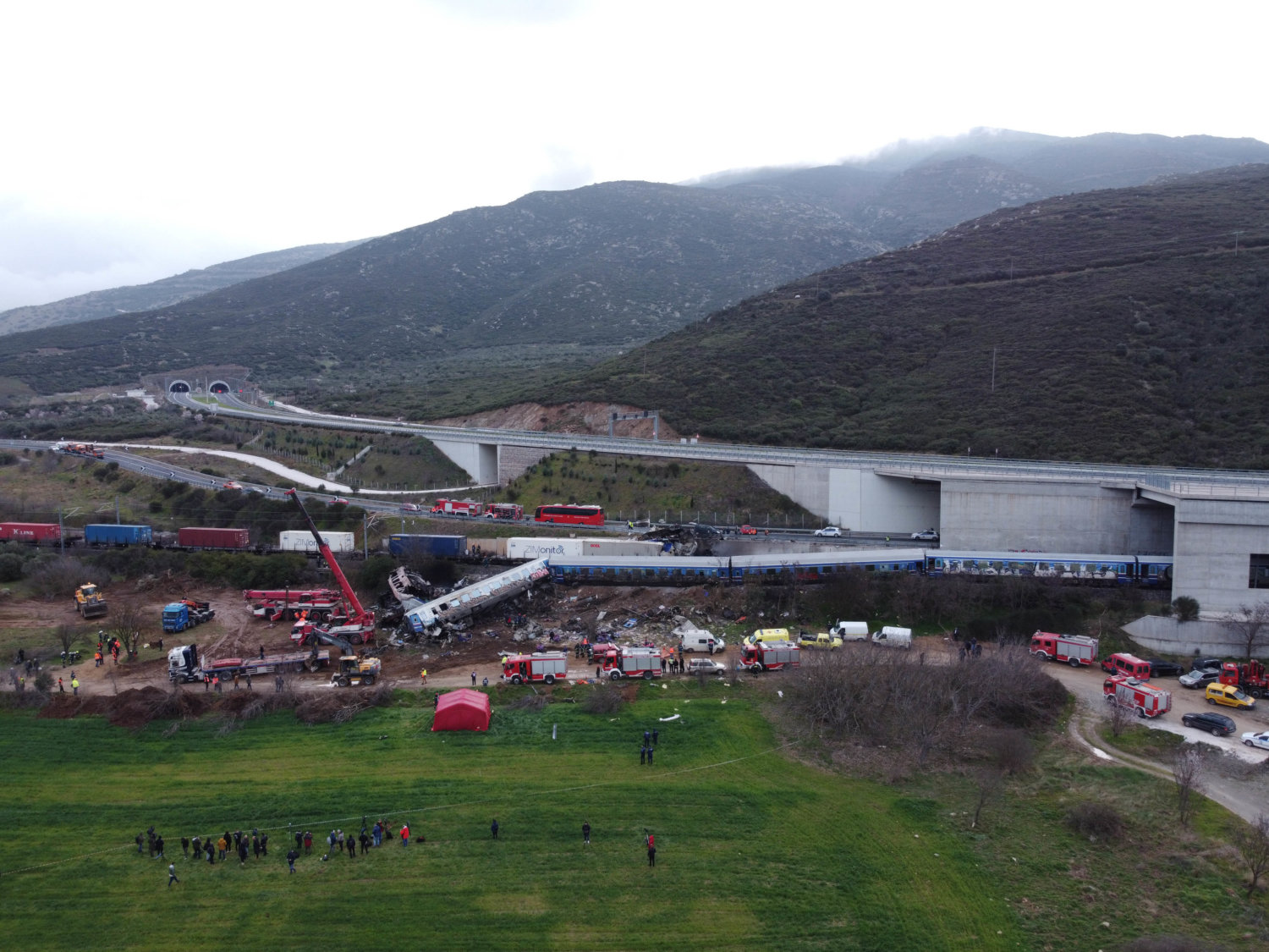 Τέμπη σύγκρουση τρένων