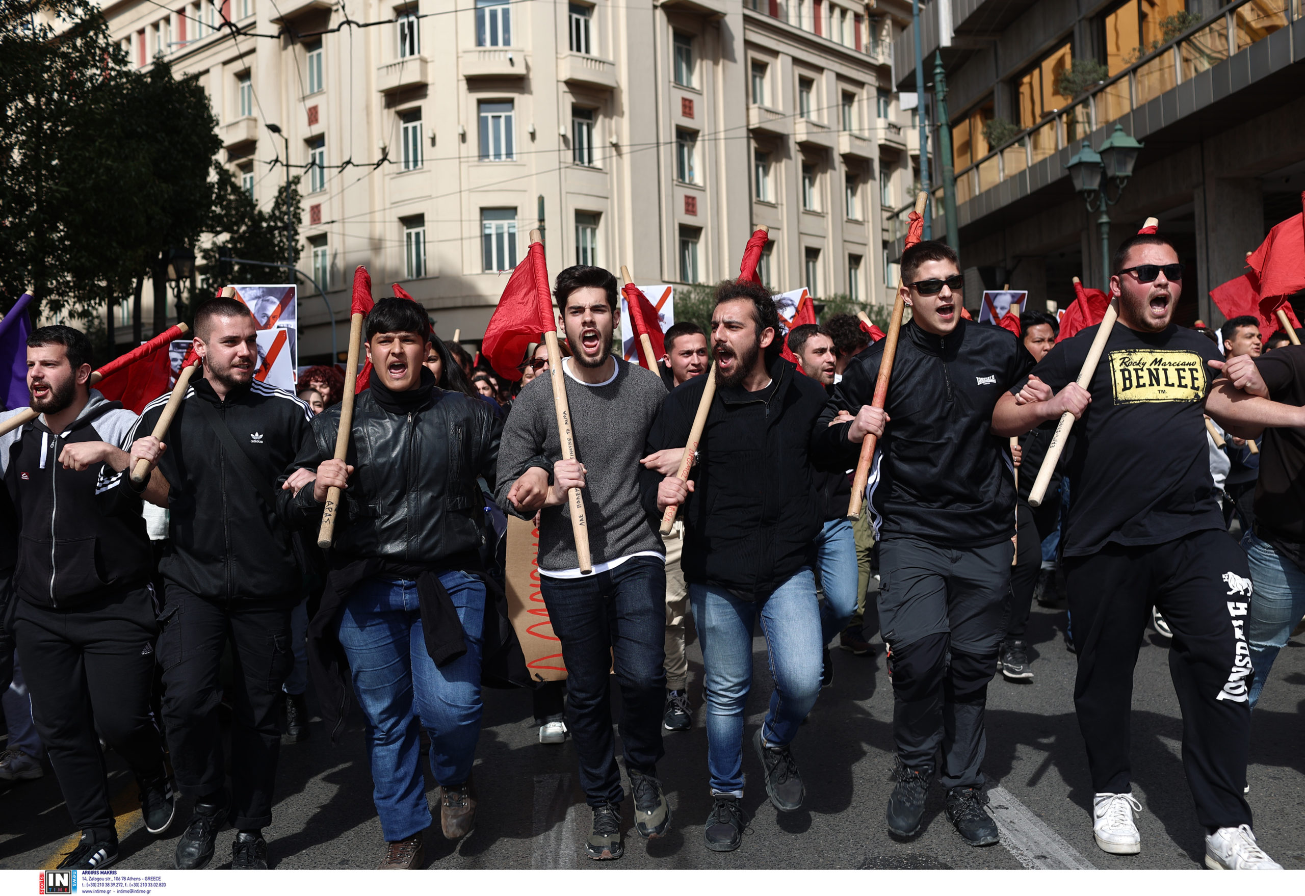Τέμπη Πορεία φοιτητών Αθήνα