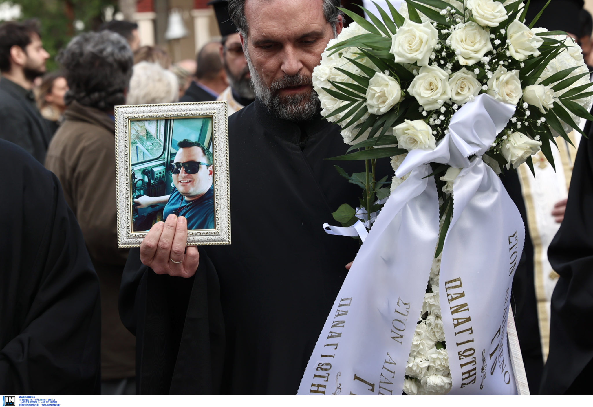 Τέμπη κηδεία μηχανοδηγός