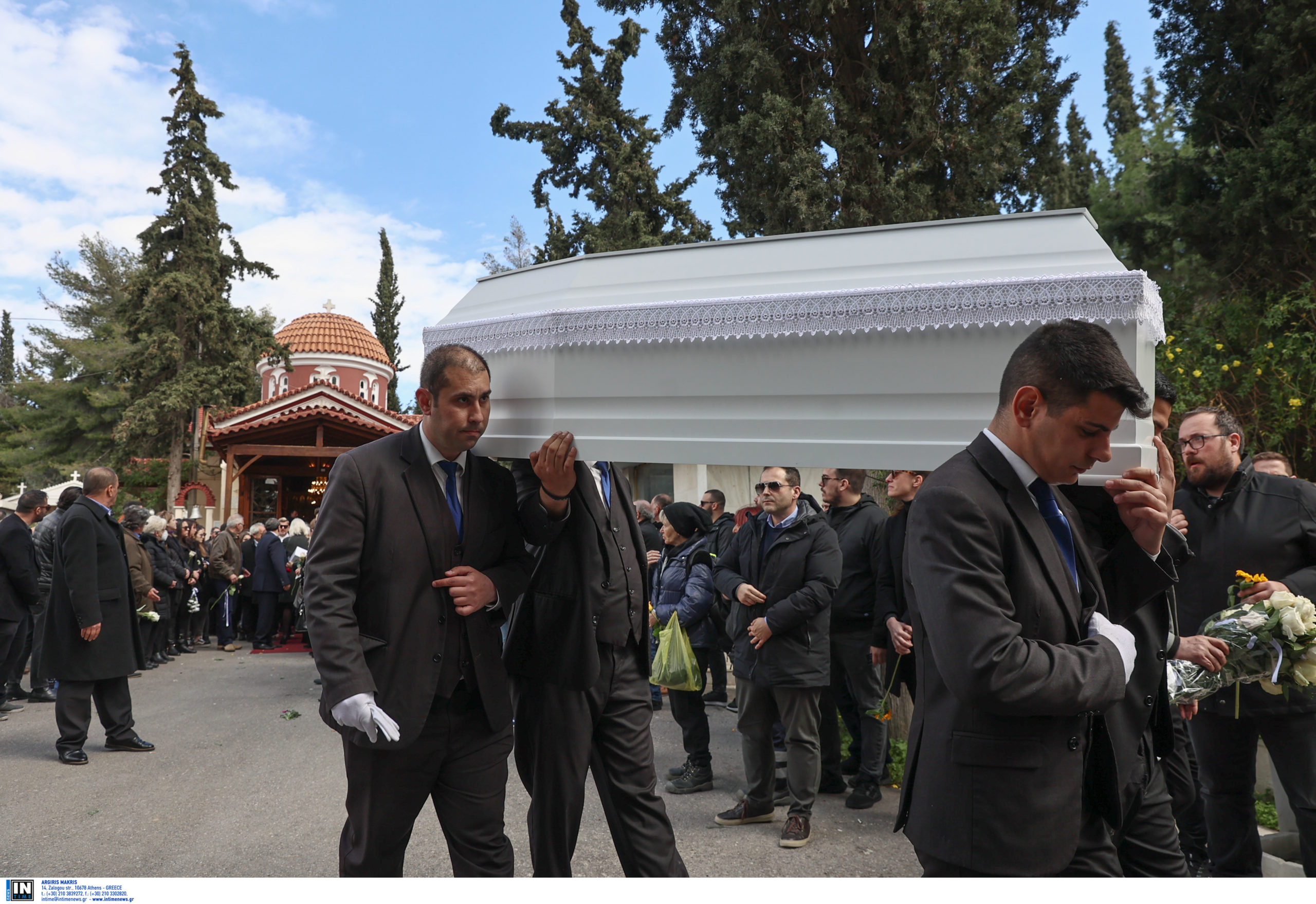 Τέμπη κηδεία μηχανοδηγός