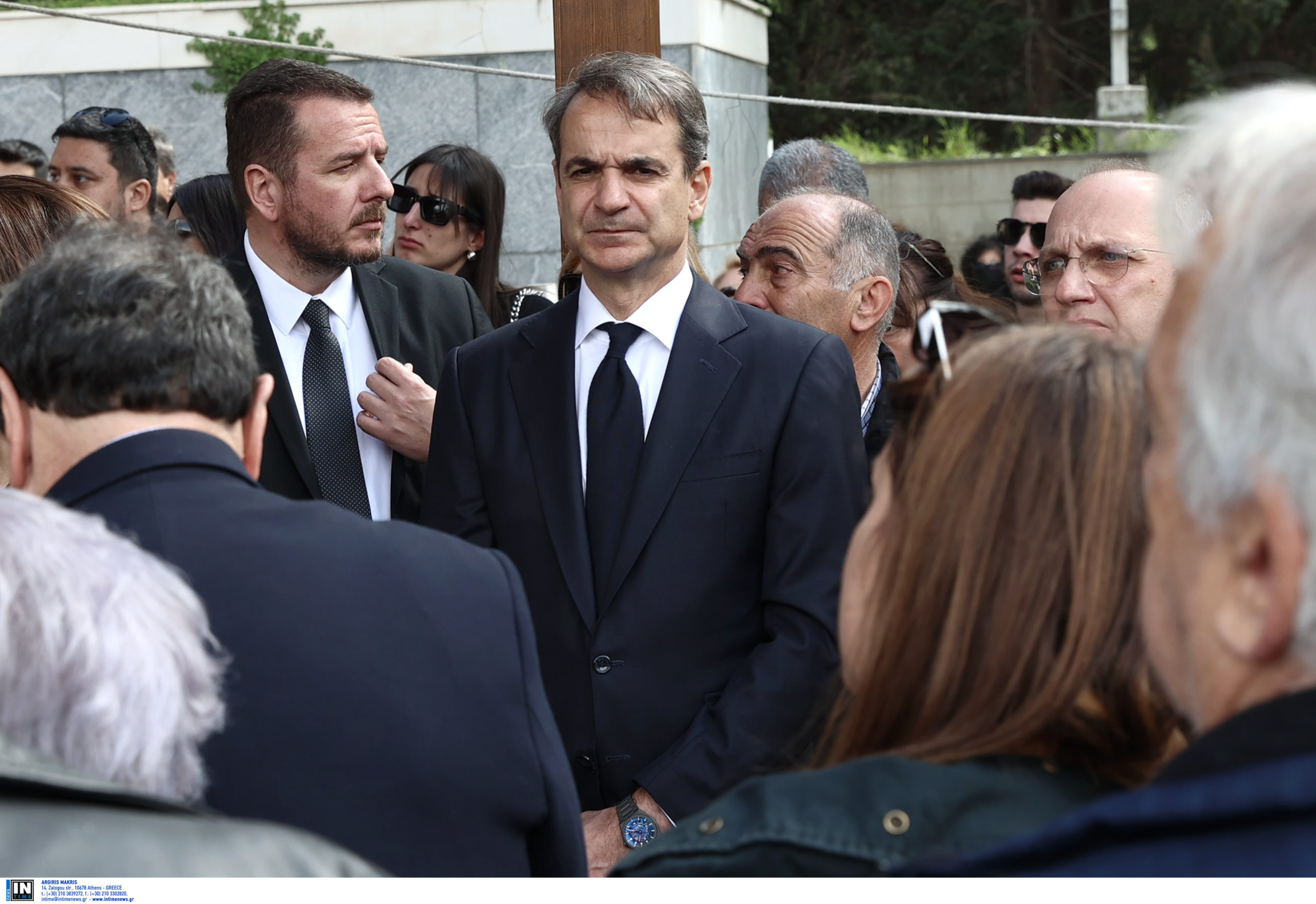 Τέμπη κηδεία μηχανοδηγός Μητσοτάκης