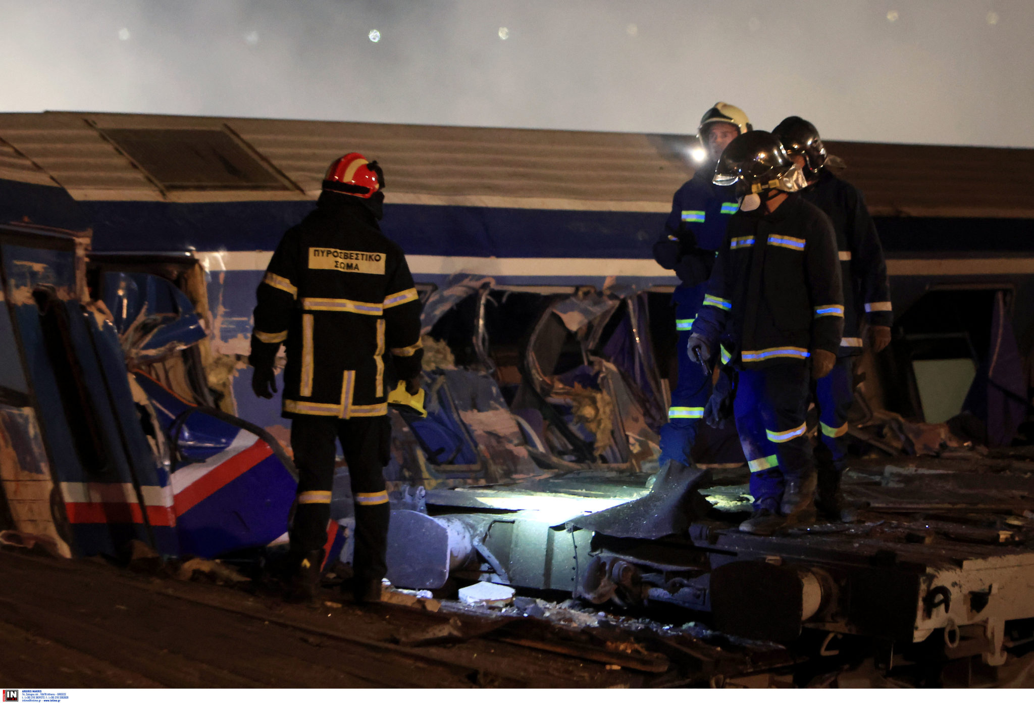 Τέμπη Σύγκρουση τρένων