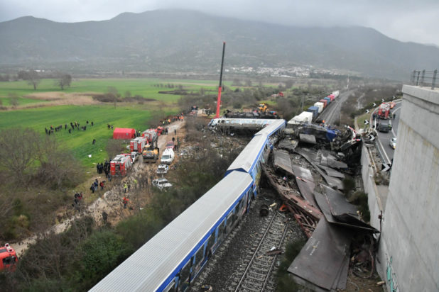 Σύγκρουση τρένων στα Τέμπη