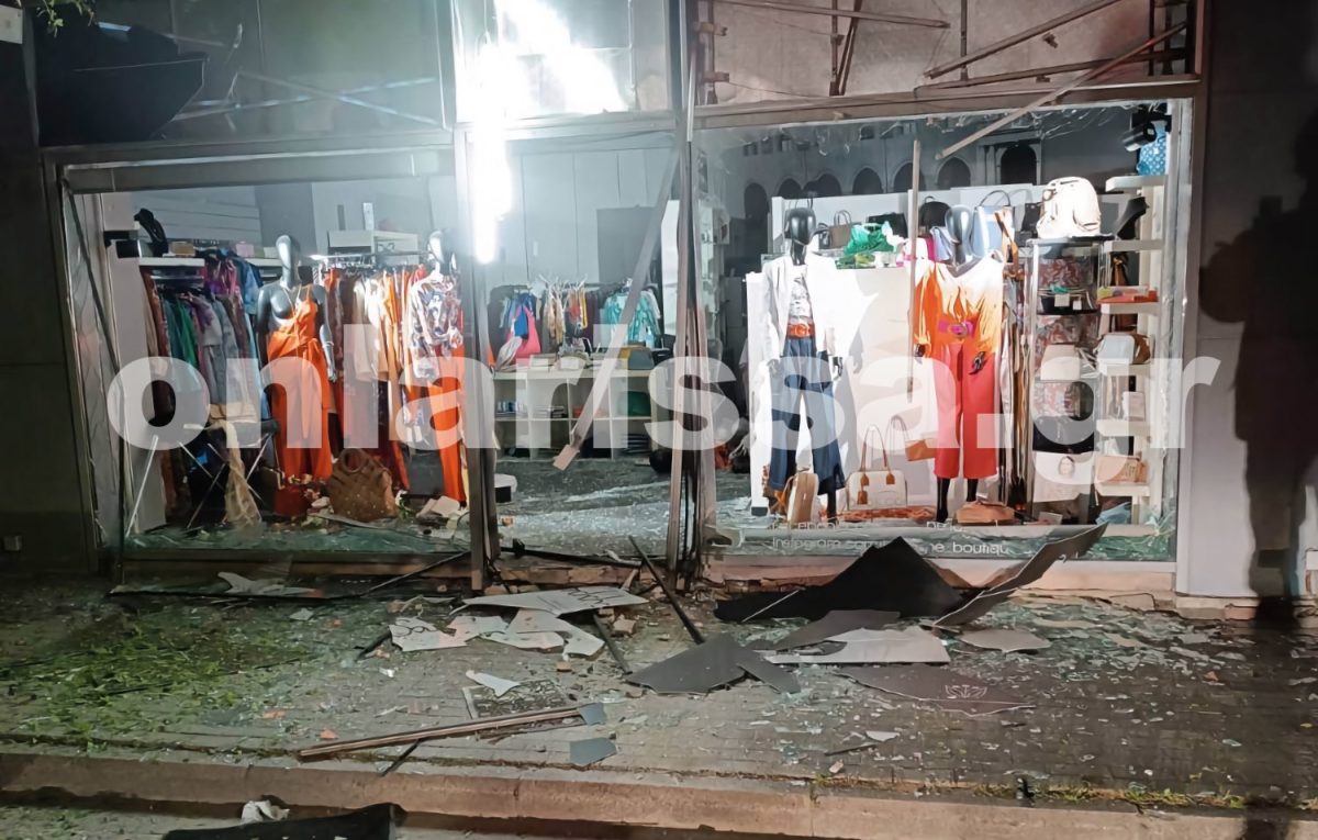 Λάρισα: Έκρηξη στο κατάστημα του Νίκου Πιτσίλκα