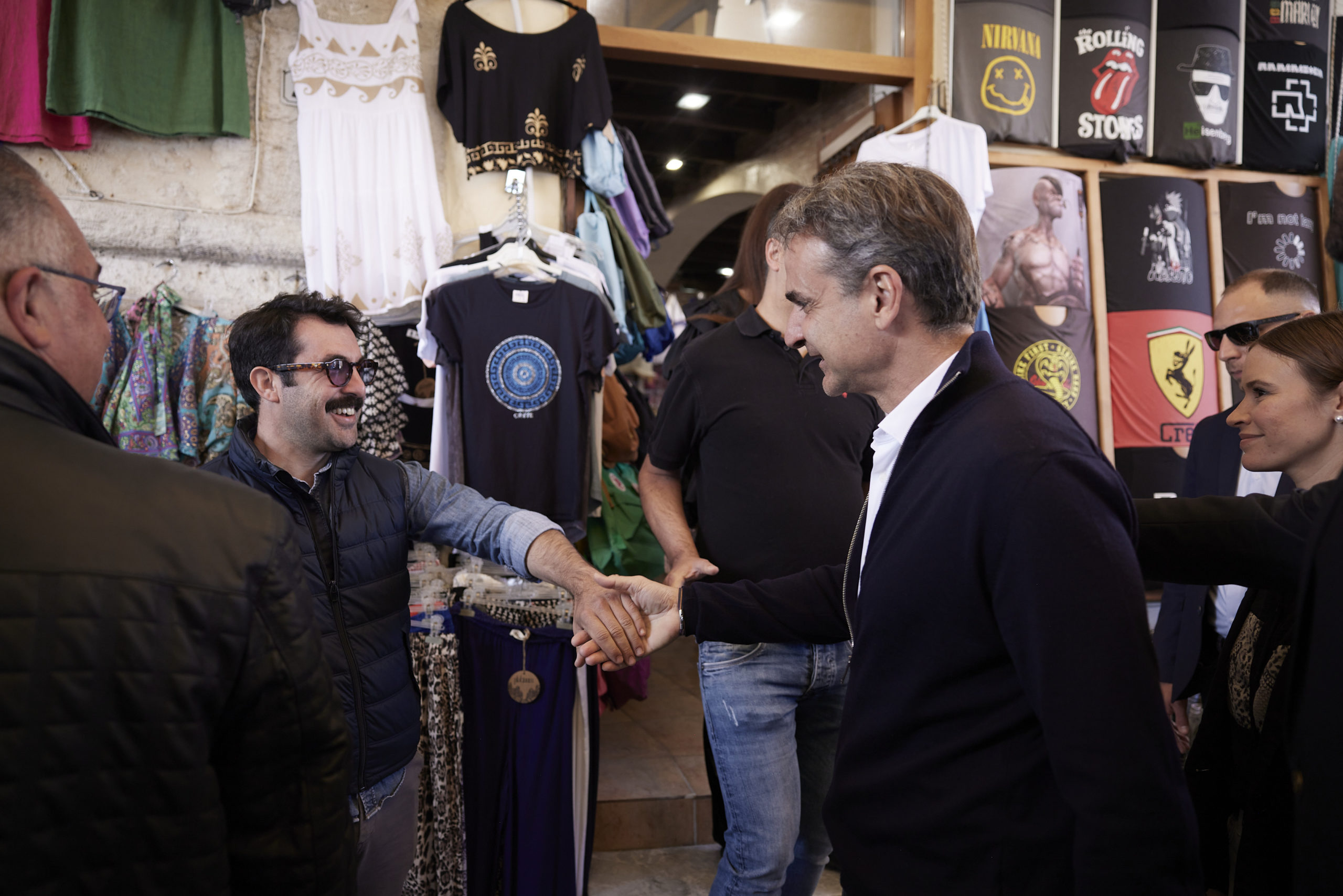 Στο Ρέθυμνο ο Κυριάκος Μητσοτάκης