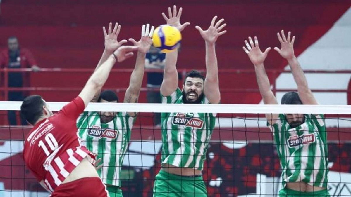 Βόλεϊ: Ολυμπιακός – Παναθηναϊκός 2-3 – «Πράσινο» πλεονέκτημα για το League Cup