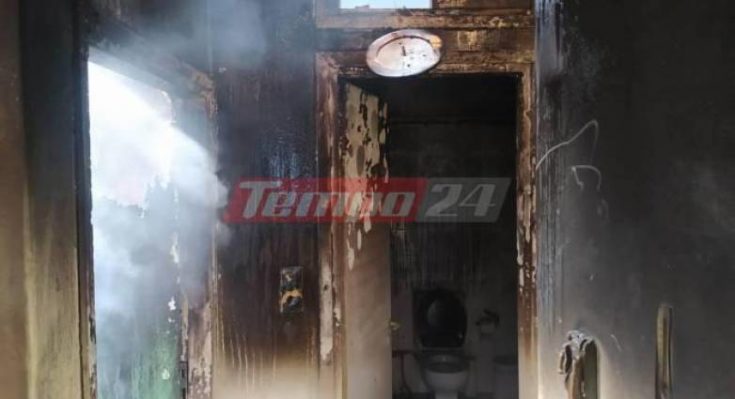 Φωτιά στο σπίτι του Κώστα Μάρκου στην Πάτρα