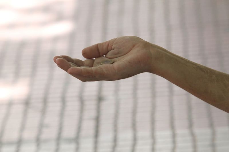 Επαιτεία στην Σαντορίνη