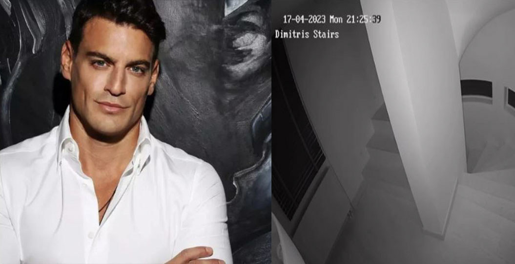 Δημήτρης Φιντιρίκος: ΒΙΝΤΕΟ από την στιγμή της διάρρηξης στο σπίτι του στη Βούλα