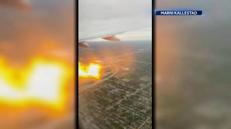 φωτιά αεροπλάνο