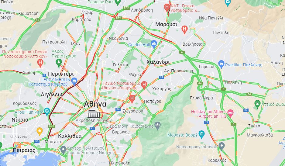 Ο χάρτης της κίνησης