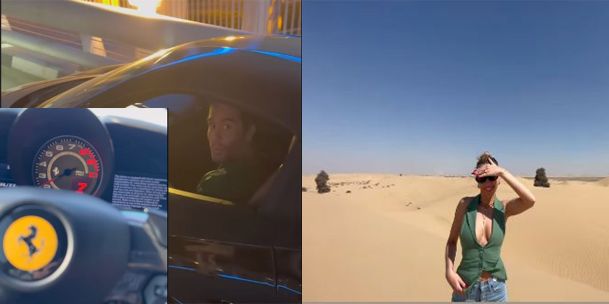 O Χρήστος Μάστορας «oργώνει» το Ντουμπάι με Ferrari – Η ρομαντική απόδραση με την Γαρυφαλλιά Καληφώνη