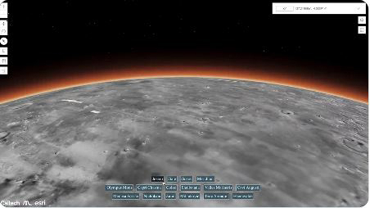 «Ταξίδι» στον Άρη με τον διαδραστικό 3D χάρτη της NASA