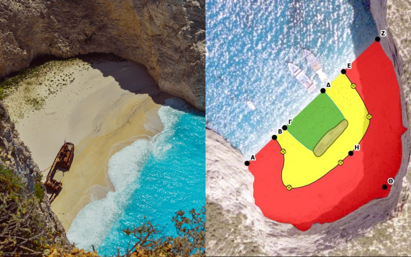 Μελέτη για την παραλία Ναυάγιο της Ζακύνθου