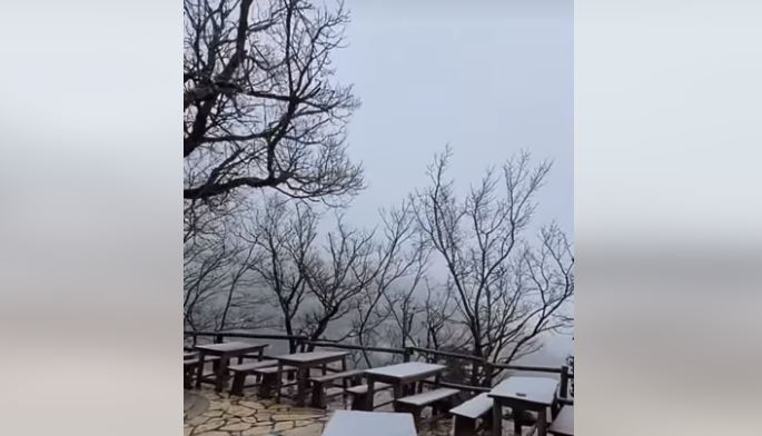 Χιόνισε στην Πάρνηθα – Χειμωνιάτικο σκηνικό και τσουχτερό κρύο – ΒΙΝΤΕΟ