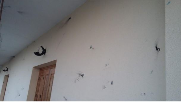 Ζημιές από ρουκετοπόλεμο στην Χίο