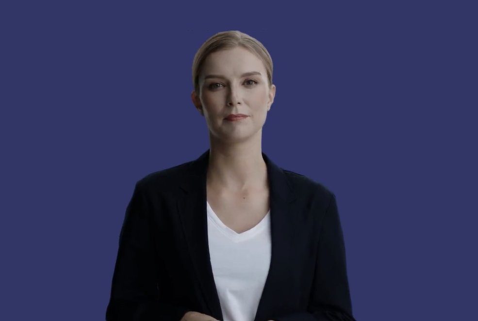 παρουσιάστρια τεχνητή νοημοσύνη