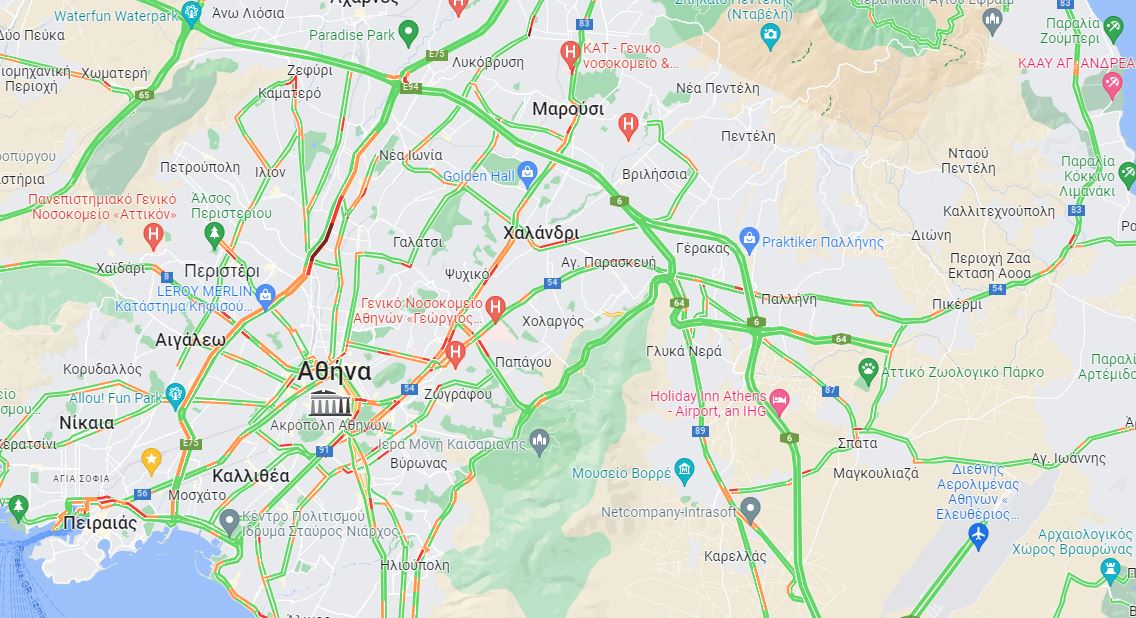 Ο χάρτης της κίνησης