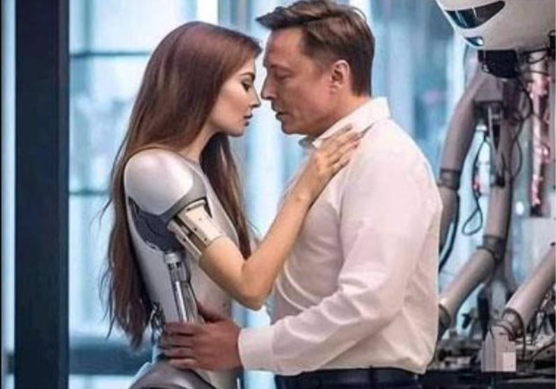 Έλον Μασκ: Φιλά ρομπότ στο στόμα – «Έφτιαξε τη μελλοντική σύζυγό του;»