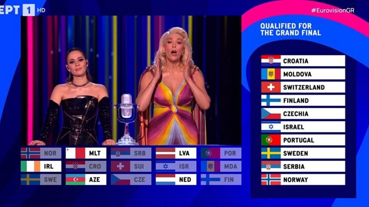 Eurovision 2023: Αυτές είναι οι πρώτες δέκα χώρες που προκρίθηκαν στον τελικό