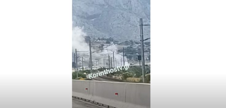 Φωτιά σε αυτοκίνητο στην Κόρινθο