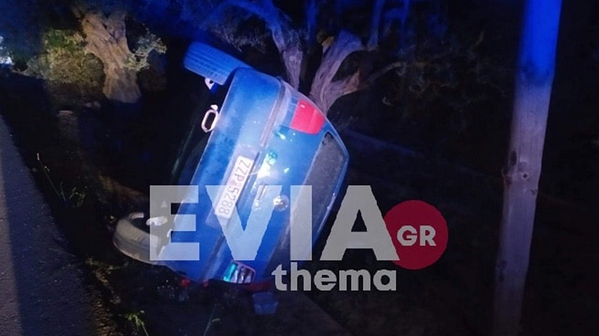 Χαλκίδα: Τροχαίο στον δρόμο από Λάμψακο προς Μπούρτζι – Τραυματίστηκε ο οδηγός