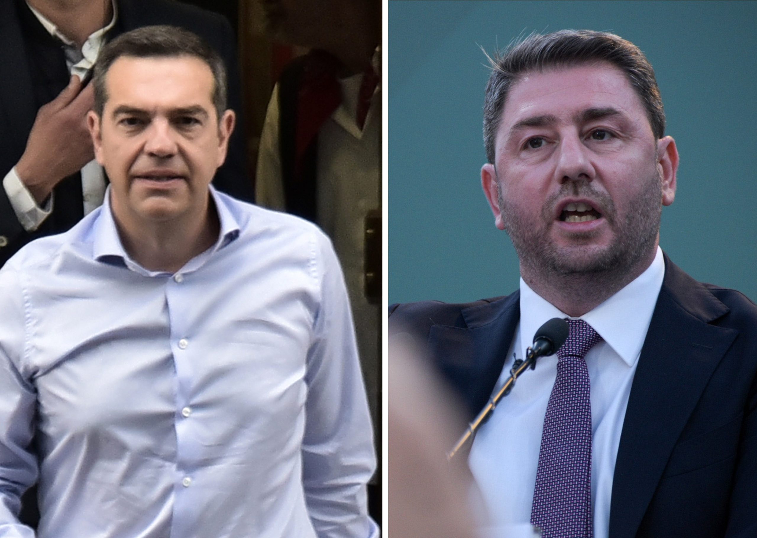 Πλειοδοσία παροχών στη μάχη για τη δεύτερη θέση – Σε υψηλούς προεκλογικούς τόνους κινούνται Ανδρουλάκης και Τσίπρας