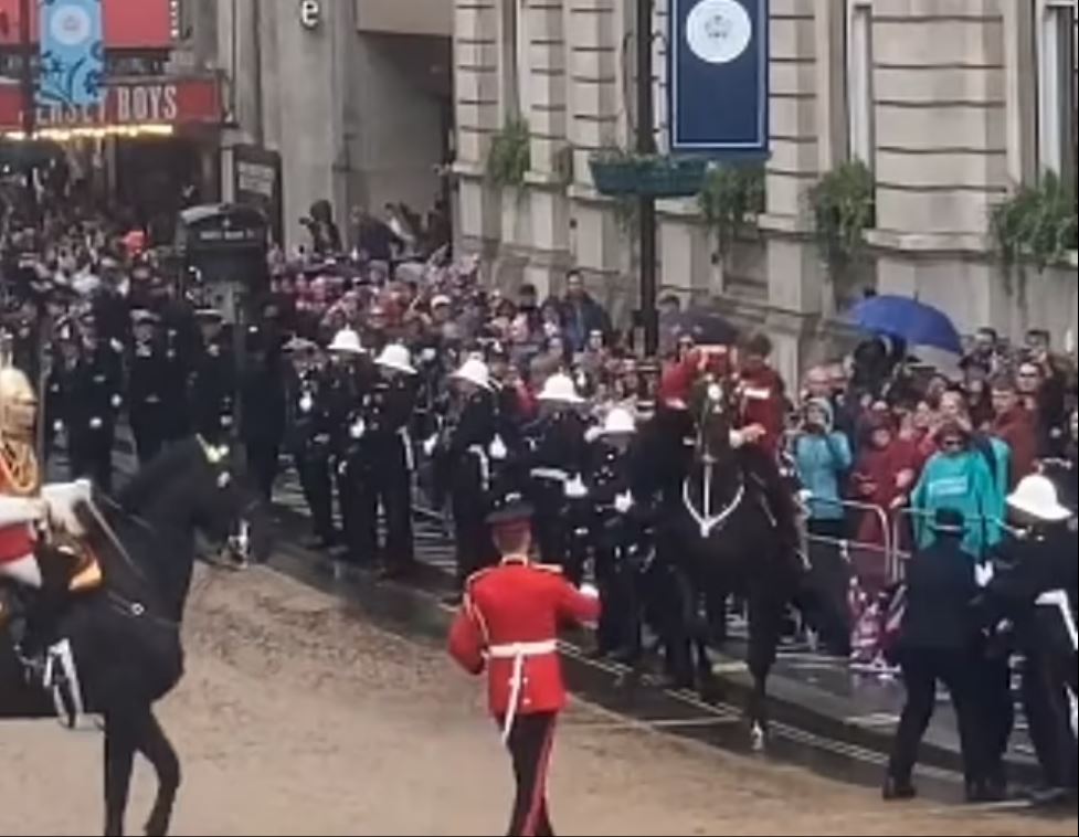 Στέψη Καρόλου: Η στιγμή που αφήνιασε ένα άλογο της φρουράς του βασιλιά – ΒΙΝΤΕΟ